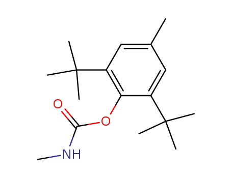 Phenol,2,6-bis(1,1-dimethylethyl)-4-methyl-, 1-(N-methylcarbamate)