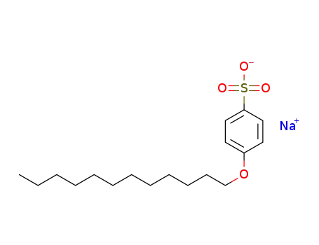 Molecular Structure of 94030-90-7 (sodium 4-(dodecyloxy)benzenesulphonate)