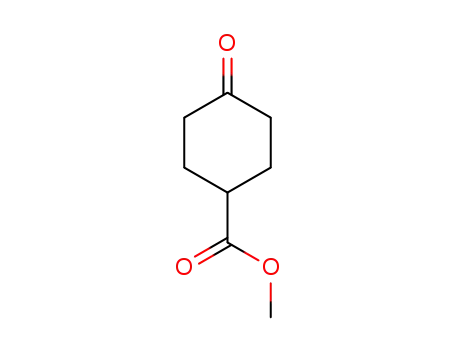 Molecular Structure of 6297-22-9 (Methyl 4-ketocyclohexanecarboxylate)