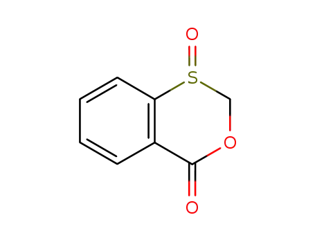 Molecular Structure of 36665-23-3 (benzo[d]-1,3-oxathiin-4-one 1-oxide)