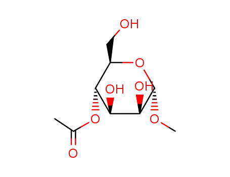 Molecular Structure of 6340-54-1 (methyl 4-O-acetylhexopyranoside)