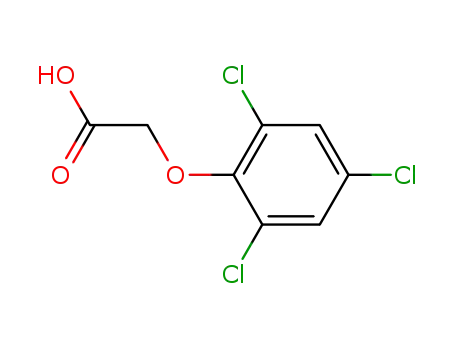 Molecular Structure of 575-89-3 (2,4,6-TRICHLOROPHENOXYACETIC ACID)