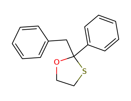 Molecular Structure of 130987-41-6 (2-benzyl-2-phenyl-[1,3]oxathiolane)