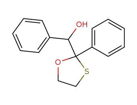 Molecular Structure of 101169-04-4 (phenyl-(2-phenyl-[1,3]oxathiolan-2-yl)-methanol)