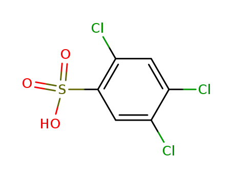 Molecular Structure of 6378-25-2 (Sodium 2,4,5-trichlorobenzenesulphonate)