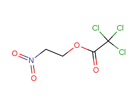 Molecular Structure of 13005-97-5 (Trichloressigsaeure-β-nitroaethylester)