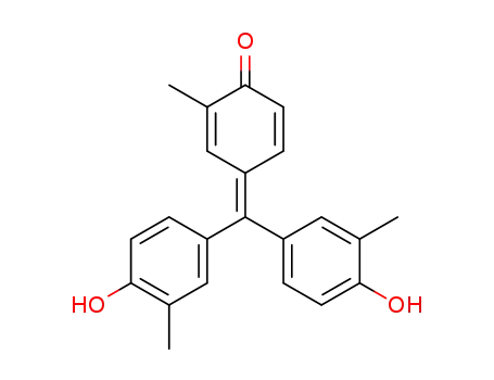 Molecular Structure of 874000-27-8 (4-(4,4'-dihydroxy-3,3'-dimethyl-benzhydrylidene)-2-methyl-cyclohexa-2,5-dienone)