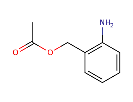 Molecular Structure of 85796-88-9 (2-aminobenzyl acetate)