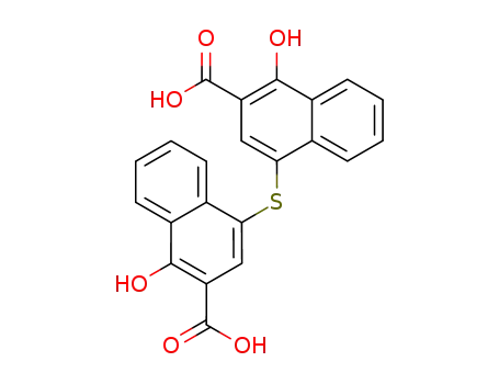1,1'-dihydroxy-4,4'-sulfanediyl-di-[2]naphthoic acid