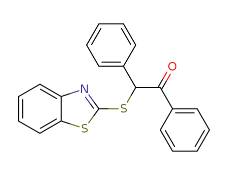 Molecular Structure of 109275-18-5 (2-[(1,3-benzothiazol-2-yl)sulfanyl]-1,2-diphenylethanone)