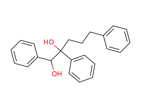 Molecular Structure of 799781-84-3 (1,2,5-triphenyl-pentane-1,2-diol)