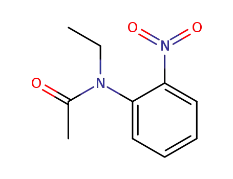 Molecular Structure of 13475-70-2 (2-Nitro-N-aethyl-N-acetyl-anilin)