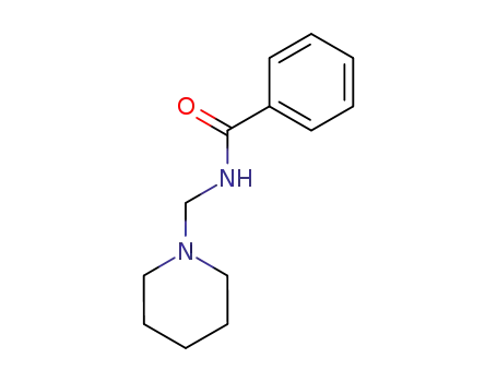 Molecular Structure of 4380-83-0 (N-(piperidin-1-ylmethyl)benzamide)