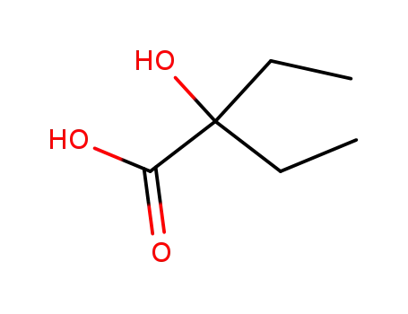 Molecular Structure of 3639-21-2 (2-ETHYL-2-HYDROXYBUTYRIC ACID)