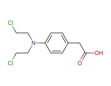 Benzeneacetic acid,4-[bis(2-chloroethyl)amino]-