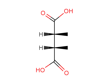 Molecular Structure of 608-40-2 (MESO-2,3-DIMETHYLSUCCINIC ACID)