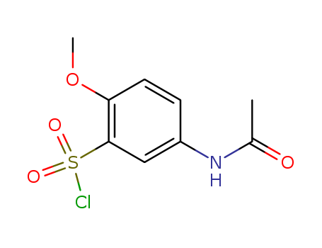 Benzenesulfonylchloride, 5-(acetylamino)-2-methoxy-