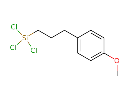Molecular Structure of 163155-57-5 (3-(P-METHOXYPHENYL)PROPYLTRICHLOROSILANE)