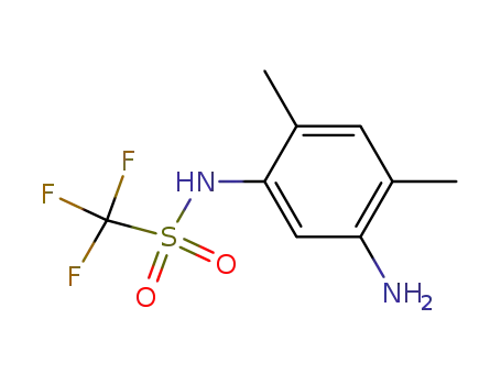 Molecular Structure of 53823-46-4 (Methanesulfonamide,N-(5-amino-2,4-dimethylphenyl)-1,1,1-trifluoro-)