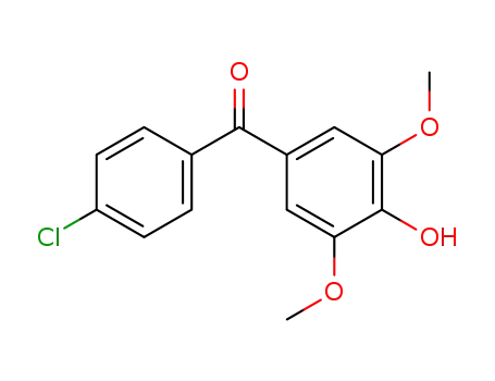 (4-클로로페닐)(4-히드록시-3,5-디메톡시페닐)케톤