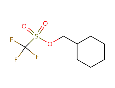 Molecular Structure of 70869-86-2 (Methanesulfonic acid, trifluoro-, cyclohexylmethyl ester)