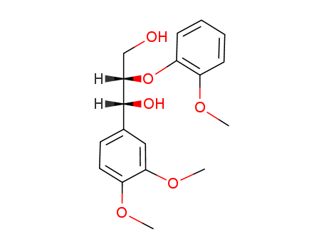 1,3-Propanediol, 1-(3,4-dimethoxyphenyl)-2-(2-methoxyphenoxy)-, (1R,2S)-rel-