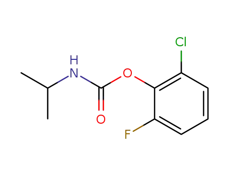 Molecular Structure of 899427-23-7 (2-chloro-6-fluorophenyl isopropylcarbamate)