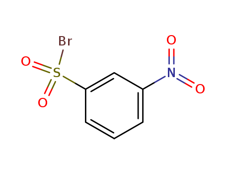 Molecular Structure of 1950-73-8 (Benzenesulfonyl bromide, 3-nitro-)