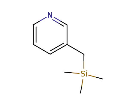 Molecular Structure of 59321-67-4 (Pyridine, 3-[(trimethylsilyl)methyl]-)