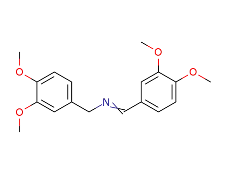Molecular Structure of 57535-59-8 (N-(3,4-dimethoxybenzyl)-1-(3,4-dimethoxyphenyl)methanimine)