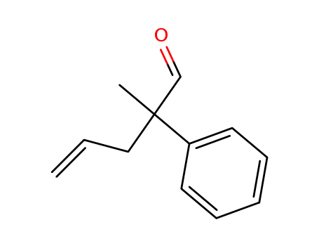 Molecular Structure of 24401-39-6 (2-methyl-2-phenylpent-4-enal)