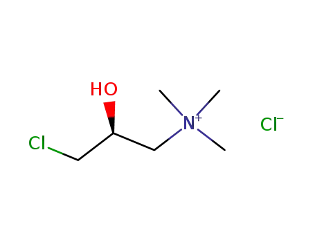 Molecular Structure of 101396-91-2 ((S)-(-)-(3-CHLORO-2-HYDROXYPROPYL)TRIMETHYLAMMONIUM CHLORIDE)