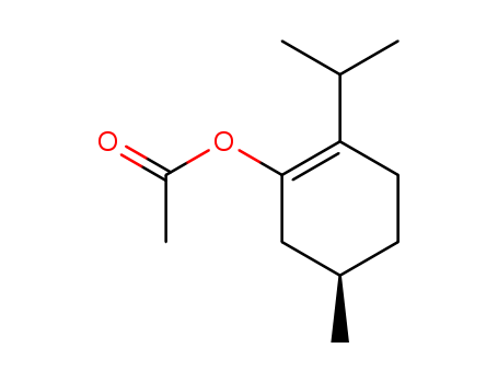 1-Cyclohexen-1-ol,5-methyl-2-(1-methylethyl)-, 1-acetate, (5R)-