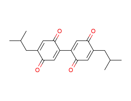 Molecular Structure of 1585912-95-3 (5,5'-diisobutyl-2,2'-bis-p-benzoquinone)