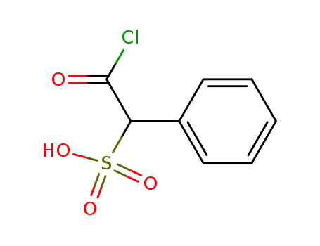 Molecular Structure of 40125-73-3 (A-SULFOPHENYLACETYL CHLORIDE)
