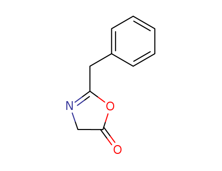 Molecular Structure of 1078-60-0 (5(4H)-Oxazolone, 2-(phenylmethyl)-)