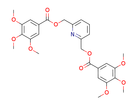Benzoic acid,3,4,5-trimethoxy-, 1,1'-[2,6-pyridinediylbis(methylene)] ester