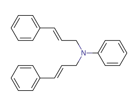 Molecular Structure of 234092-61-6 (Benzenamine, N,N-bis[(2E)-3-phenyl-2-propenyl]-)