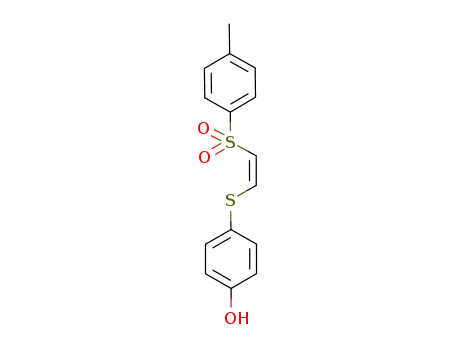 (Z)-2-((p-hydroxyphenyl)thio)-1-p-toluenesulfonylethylene