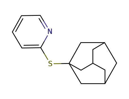 Molecular Structure of 54476-11-8 (2-(tricyclo[3.3.1.1~3,7~]dec-1-ylsulfanyl)pyridine)