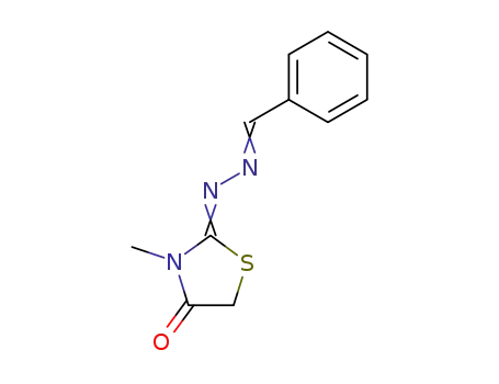2-benzylidenehydrazino-3-methyl-1,3-thiazolidin-4-one