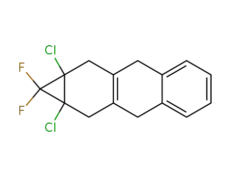 1a,9a-dichloro-1,1-difluoro-1a,2,3,8,9,9a-hexahydro-1H-cycloprop<b>anthracene