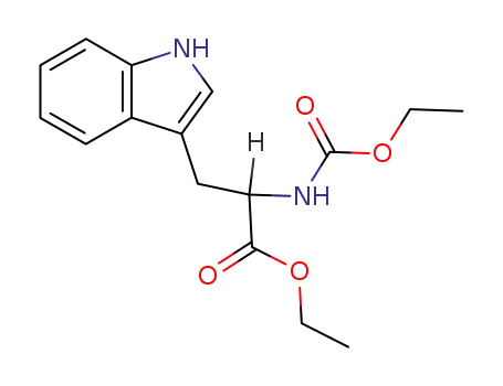 Molecular Structure of 149828-46-6 (<i>N</i><sup>α</sup>-ethoxycarbonyl-<i>DL</i>-tryptophan-ethyl ester)