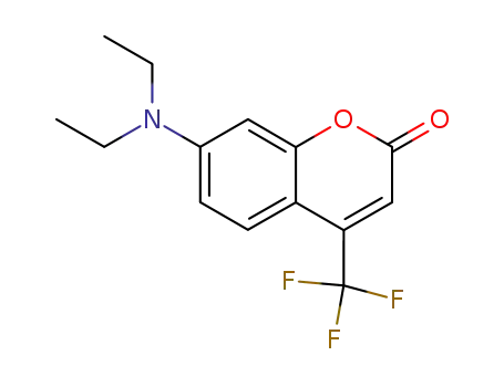 Molecular Structure of 95507-27-0 (7-diethylamino-4-(trifluoromethyl)chromen-2-one)