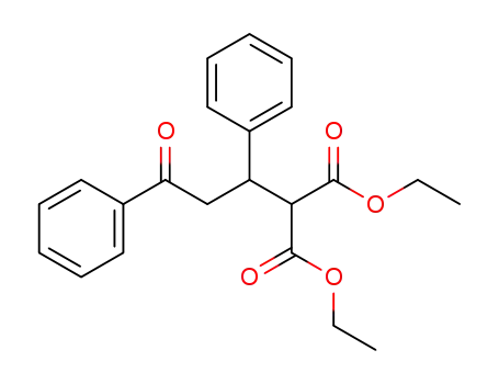 Molecular Structure of 7472-83-5 (DIETHYL (3-OXO-1,3-DIPHENYLPROPYL)MALONATE)