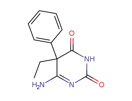 Molecular Structure of 58042-96-9 ((5RS)-5-Ethyl-6-diimino-5-phenyl-5,6-dihydropyrimidin-2,4-(1H,3H)-dione)