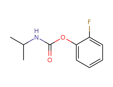 Molecular Structure of 199585-08-5 (2-fluorophenyl isopropylcarbamate)