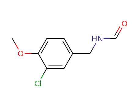 Molecular Structure of 212576-67-5 (N-(3-chloro-4-methoxybenzyl)formamide)