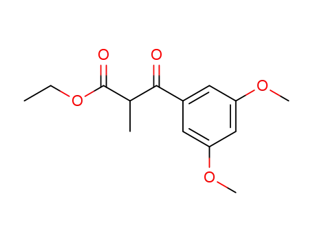 3-(3,5-dimethoxy-phenyl)-2-methyl-3-oxo-propionic acid ethyl ester