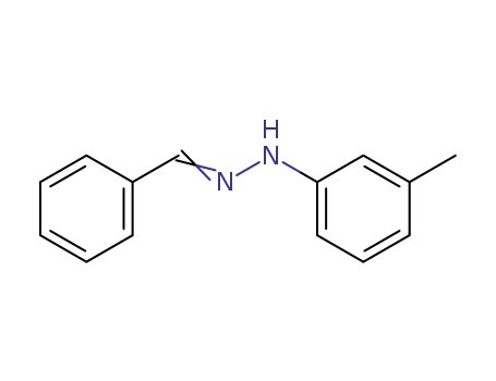 Molecular Structure of 62698-28-6 (Benzaldehyde, (3-methylphenyl)hydrazone)